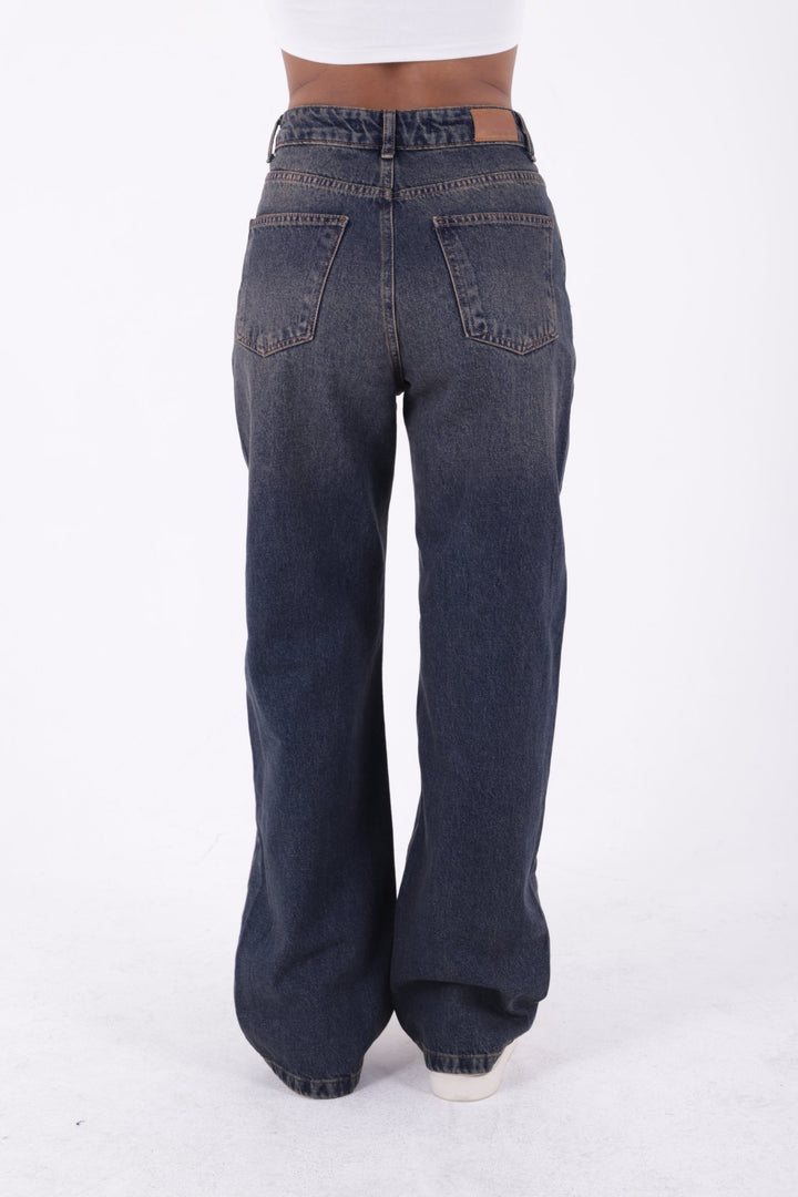 XLJ Wide Leg High Waisted Relaxed Jean Mixed - Haverhill