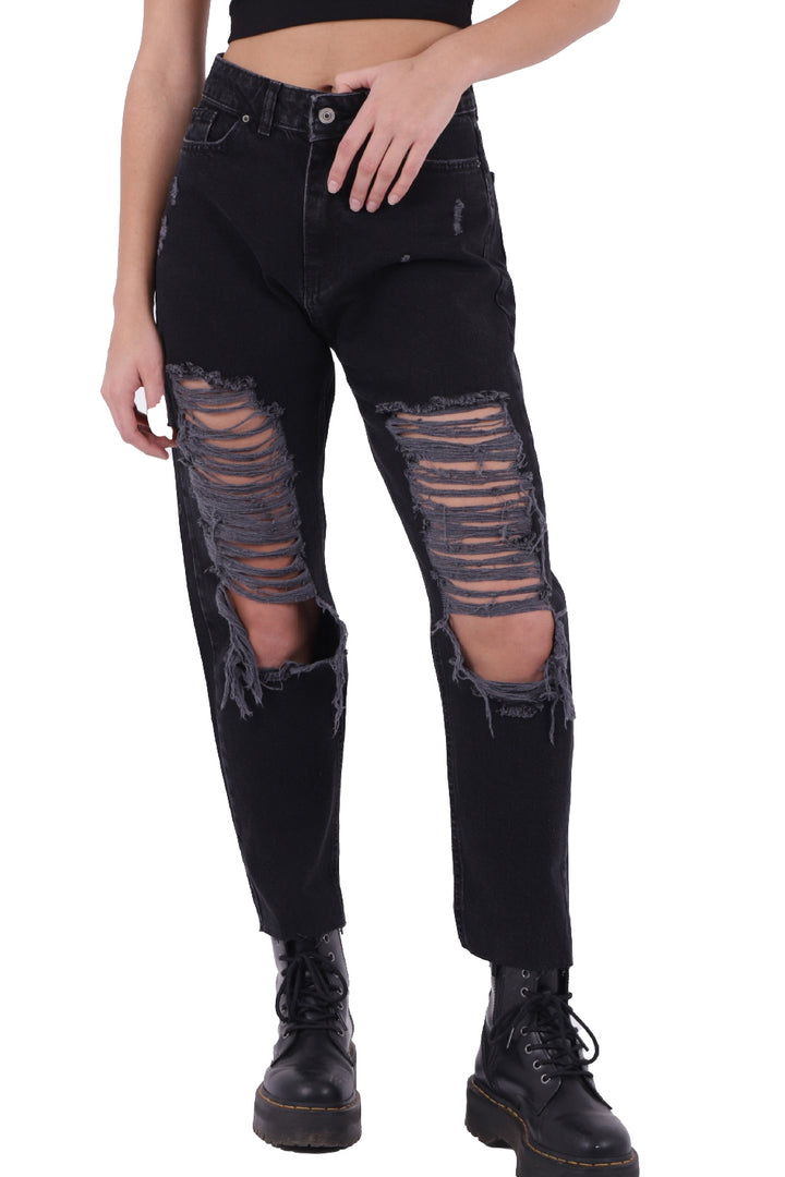 XLJ High Waisted and Ripped Jean Mixed - Nicolás Romero