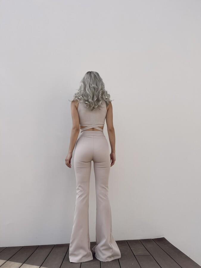 HLLY Women Shane Pants Beige - Chino