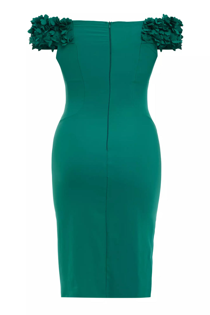 FRV Green plus size sleeveless midi dress - Richmond
