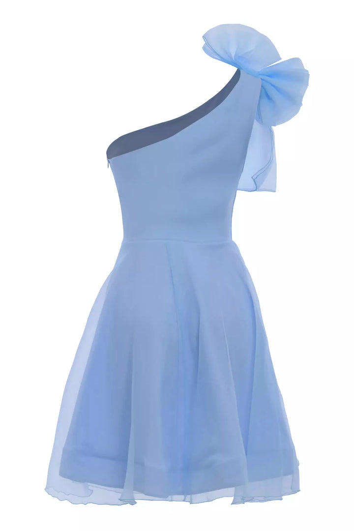 FRV Blue tulle sleeveless midi dress - Leith