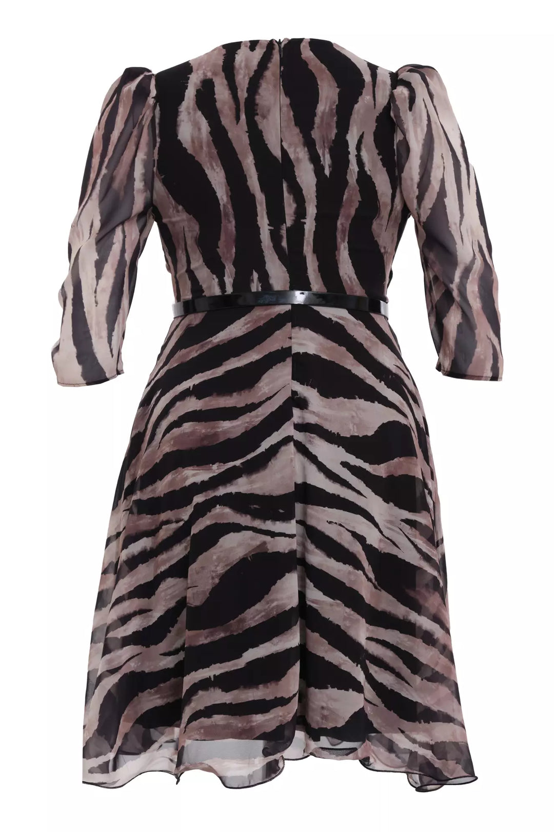 FRV Printed plus size chiffon long sleeve midi dress - San Miguel de Allende