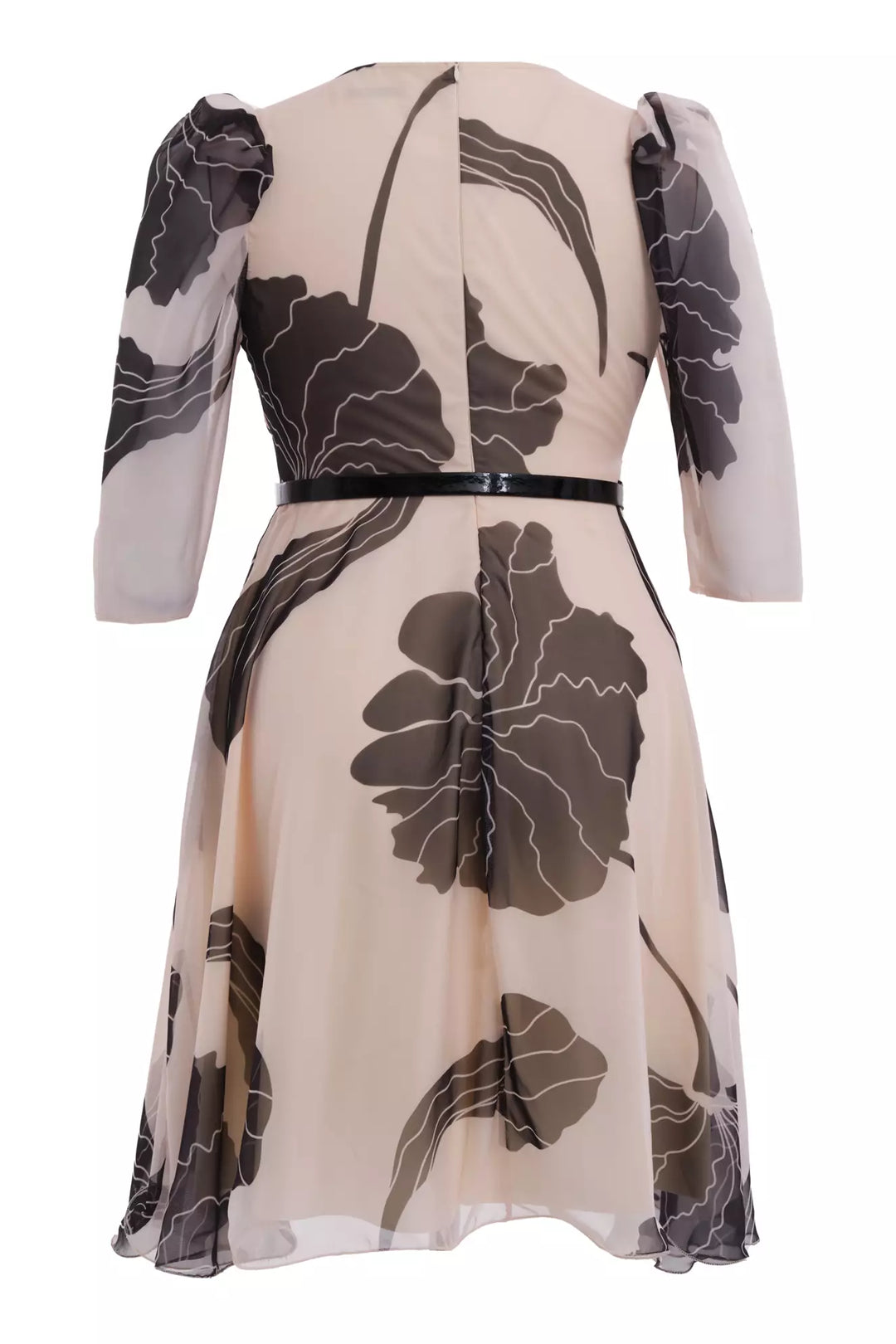 FRV Printed plus size chiffon long sleeve midi dress - Manukau City