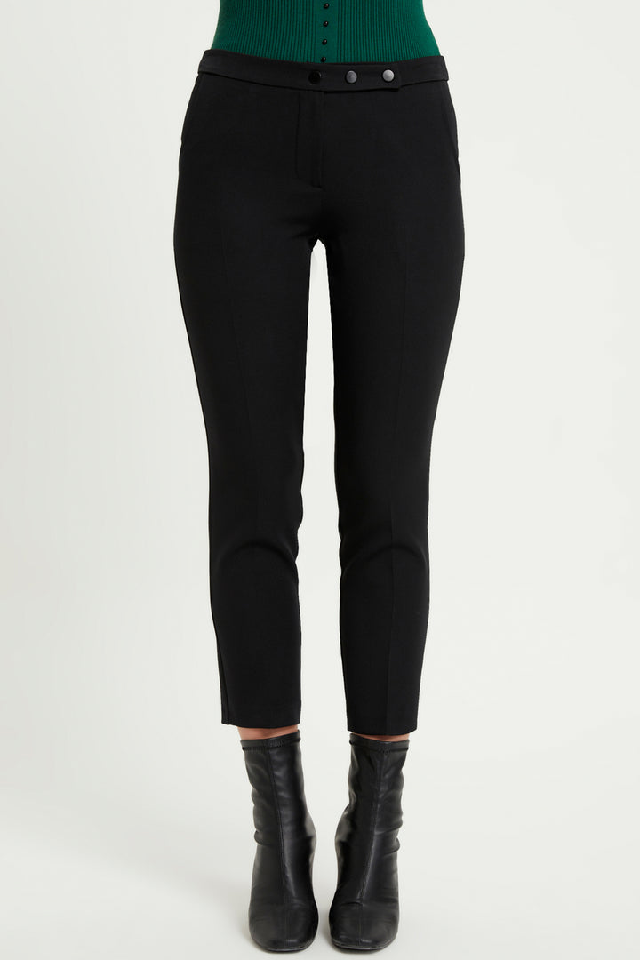 ZRF Women Cigarette 3 Button Pants - Black - Völklingen