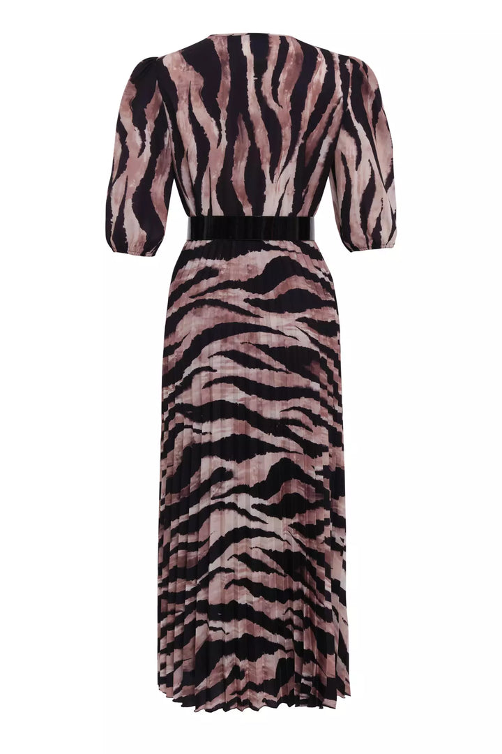 FRV Printed crepe 3/4 sleeve midi dress - Rozzano