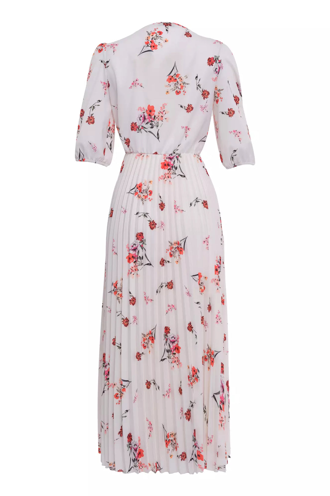 FRV Printed crepe 3/4 sleeve midi dress - Zimapan
