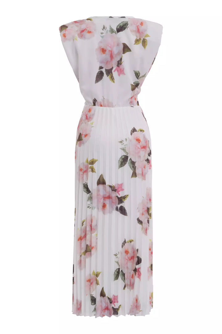FRV Printed crepe sleeveless mini dress - Belfort