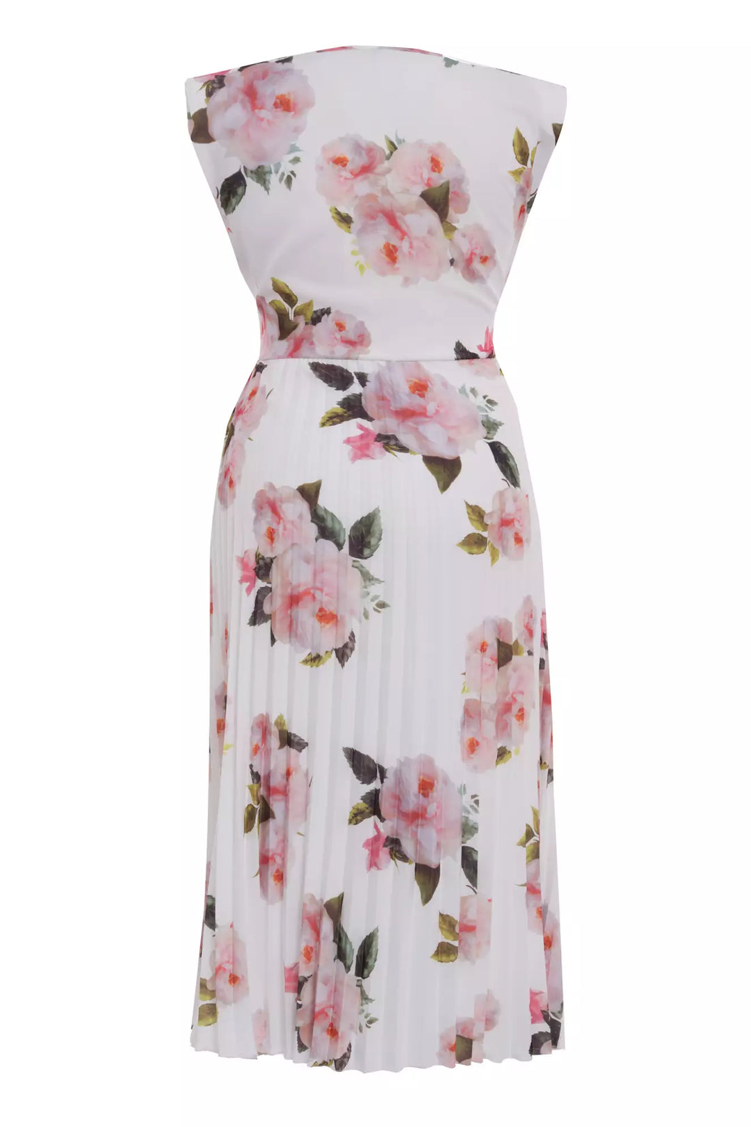 FRV Printed plus size crepe sleeveless mini dress - Ravenna