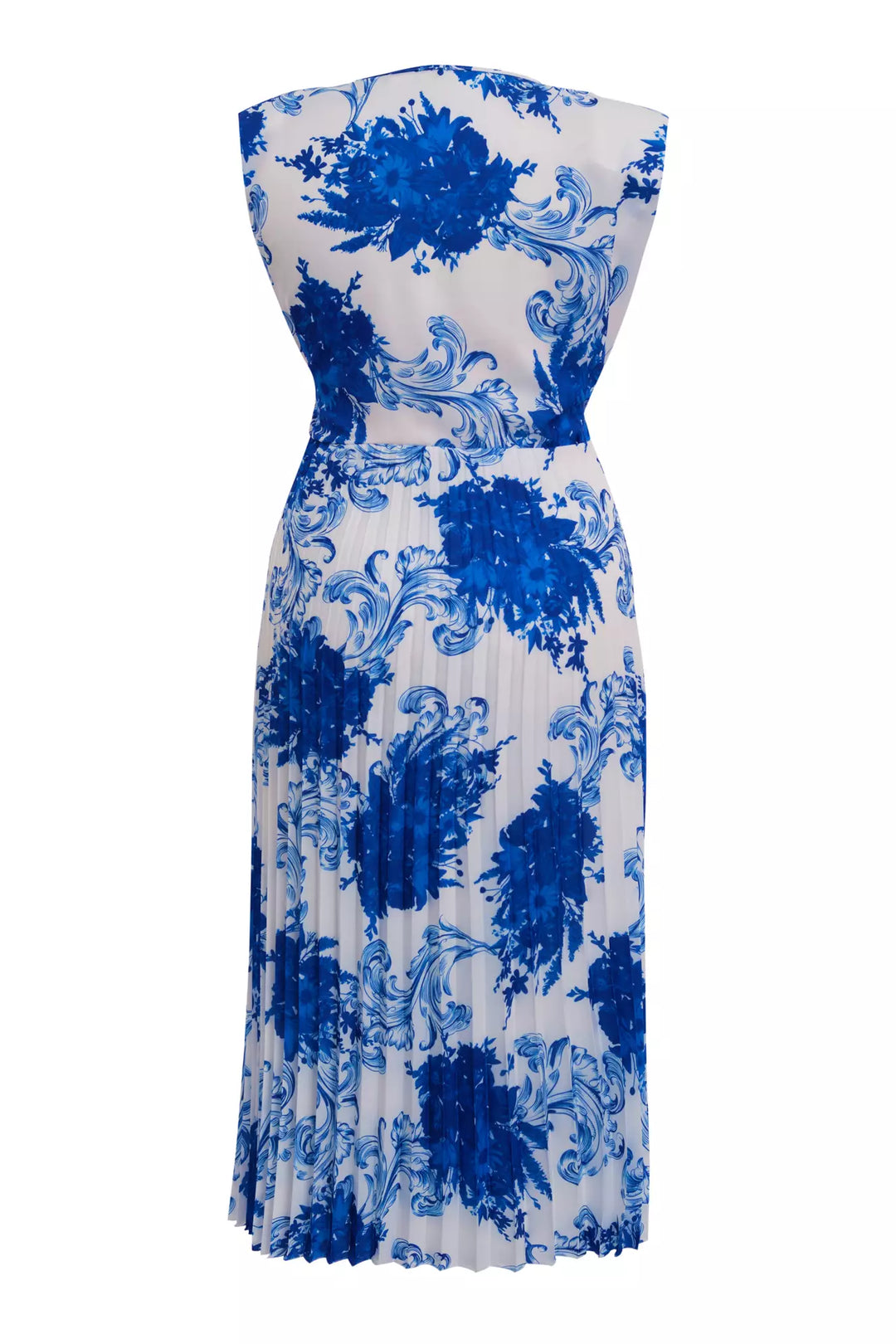 FRV Printed plus size crepe sleeveless mini dress - Metz