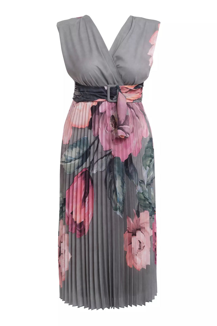 FRV Printed plus size crepe sleeveless mini dress - Midland