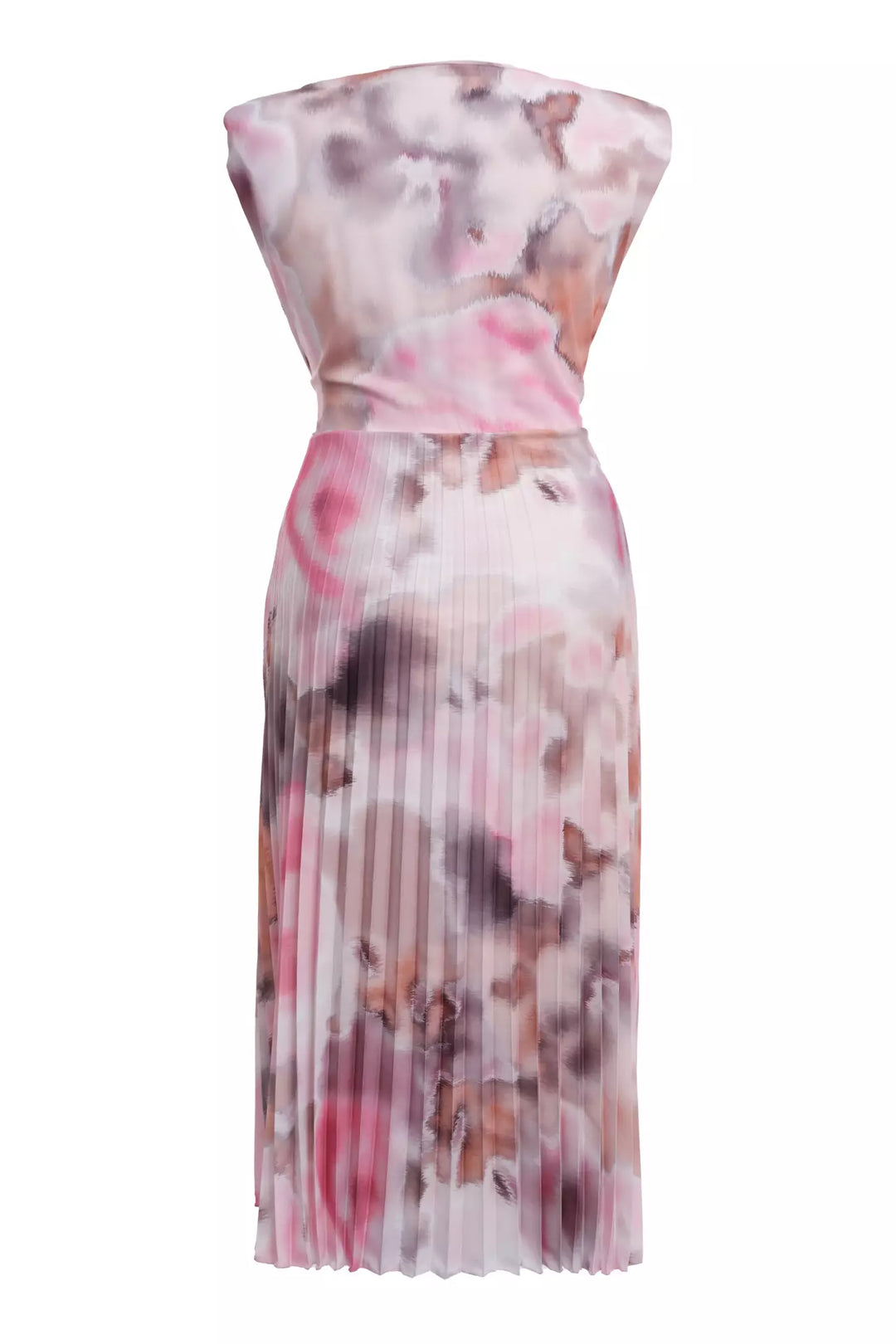 FRV Printed plus size crepe sleeveless mini dress - Charleston
