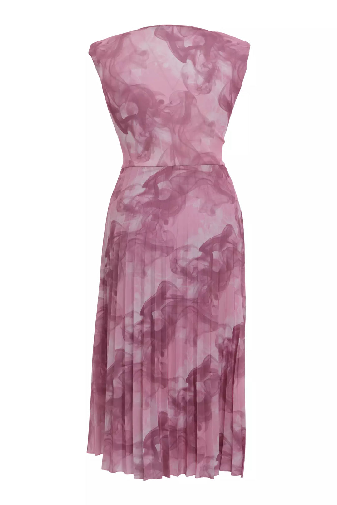FRV Printed plus size crepe sleeveless mini dress - Carmen
