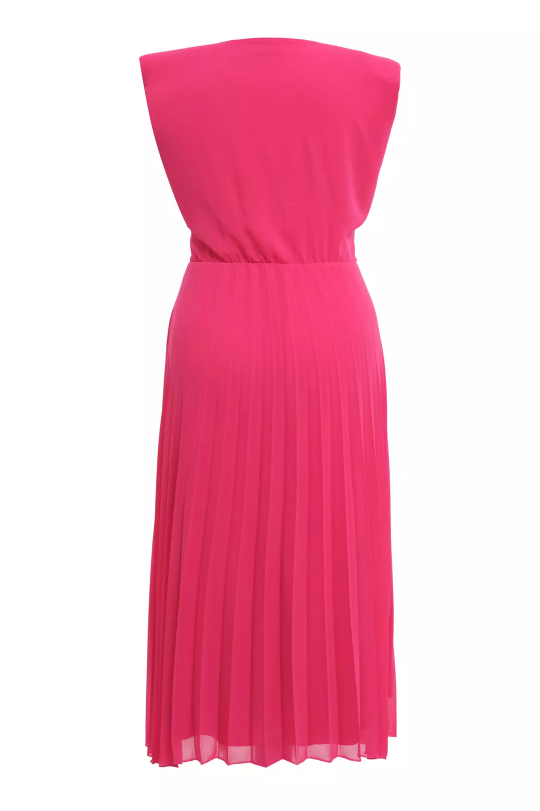 FRV Fuchsia plus size chiffon sleeveless midi dress - Dornbirn