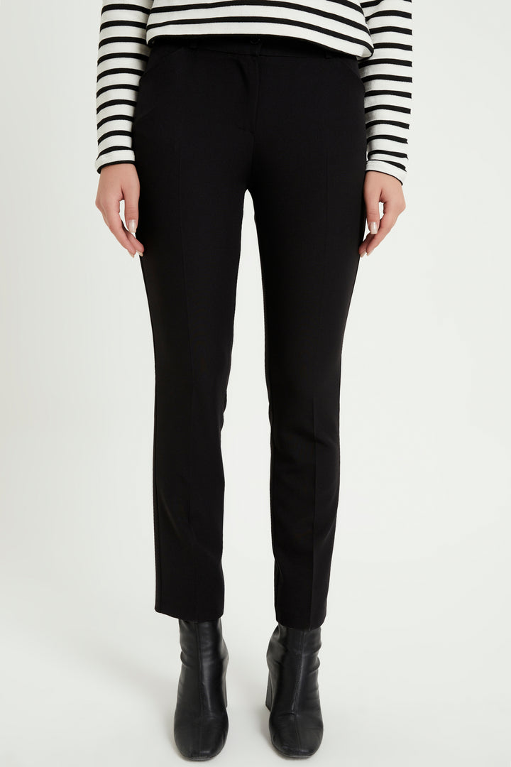 ZRF Women High Waist Pants - Black - Carmichael
