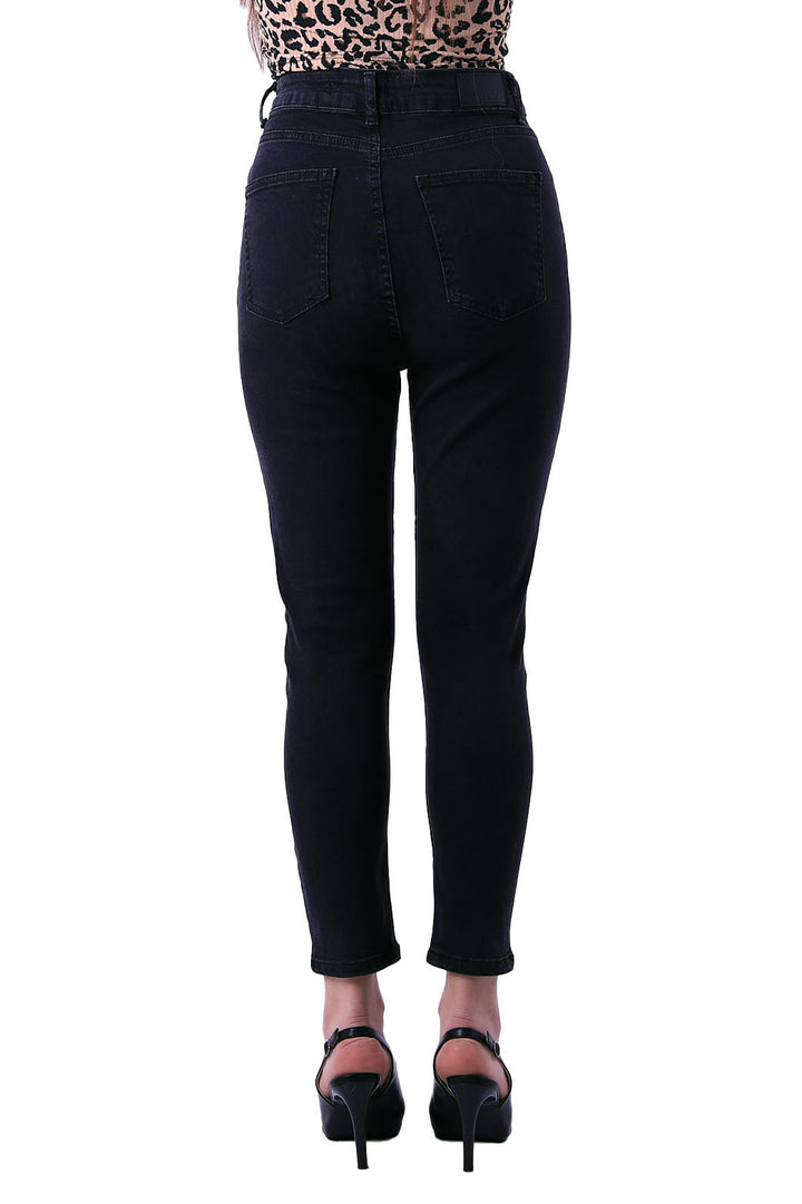 XLJ High Waisted Skinny Jean with Five Buttons in Front Mixed - Massy