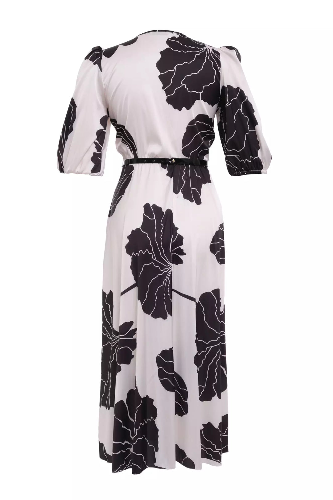 FRV Printed satin short sleeve midi dress - Krasnyi Luch