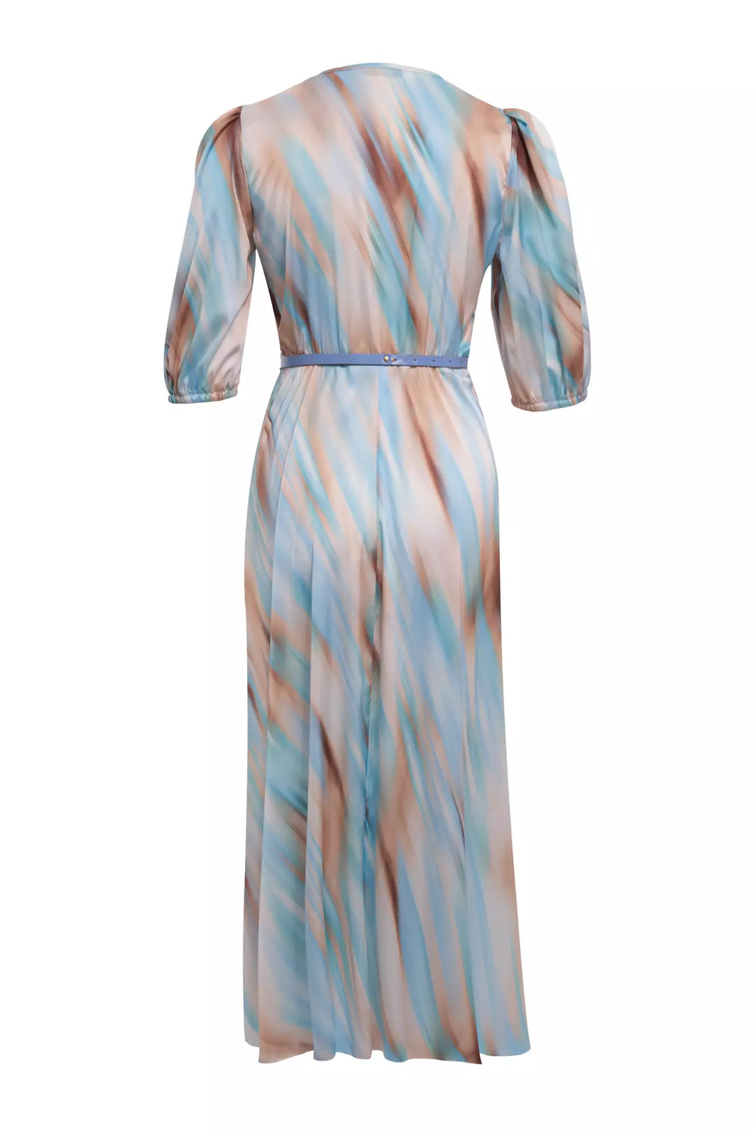 FRV Printed satin short sleeve midi dress - Melitopol