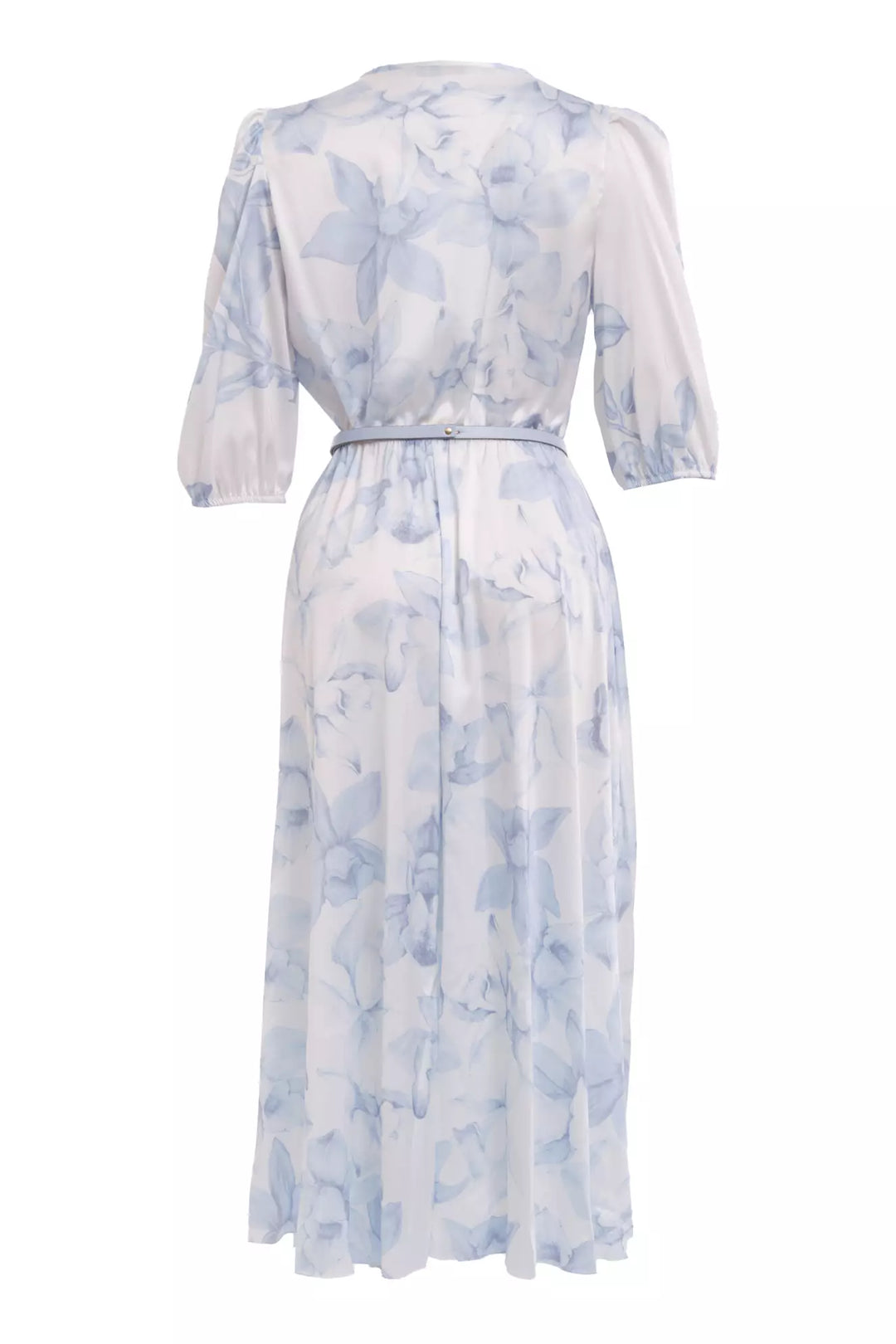 FRV Printed satin short sleeve midi dress - Caldas da Rainha