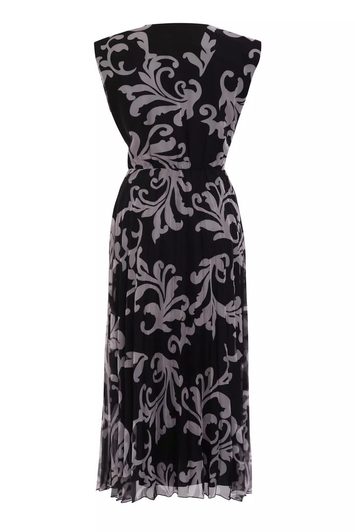 FRV Printed chiffon sleeveless midi dress - Austin