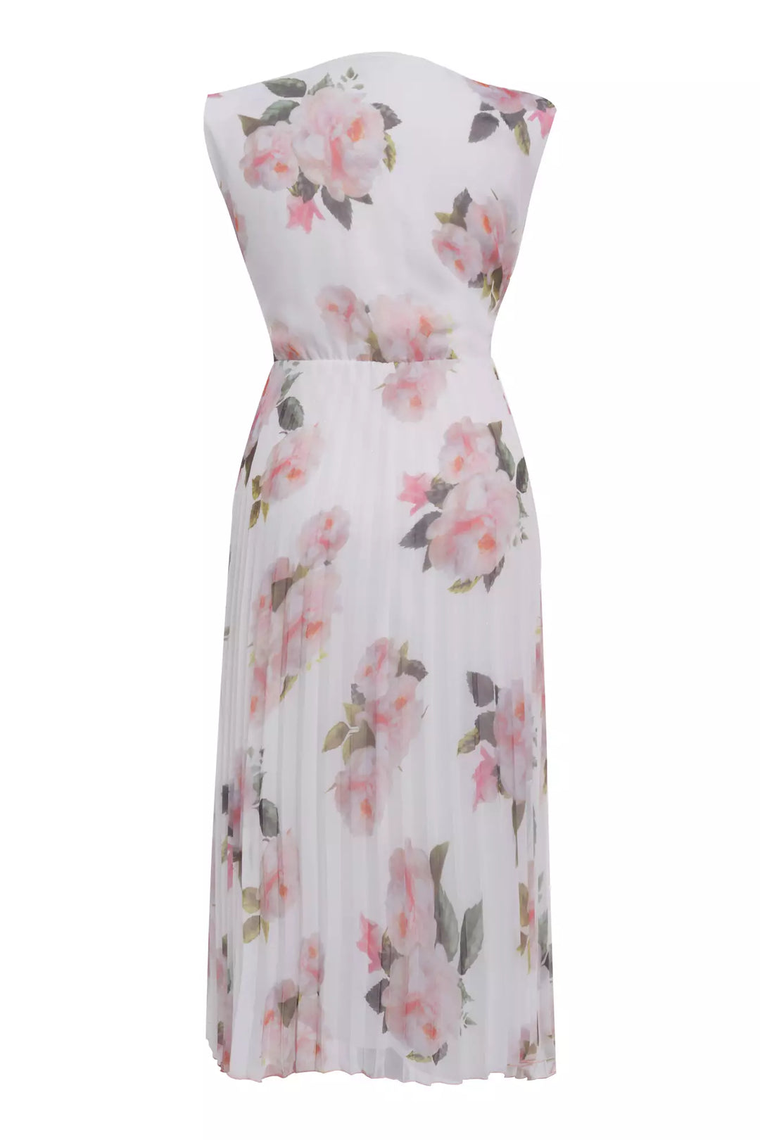 FRV Printed plus size chiffon sleeveless midi dress - A Coruña
