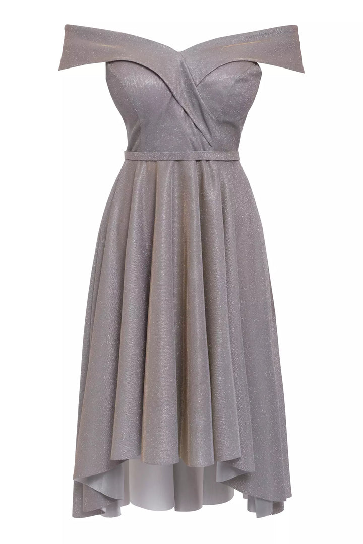 FRV Beige glare sleeveless midi dress - Paradise