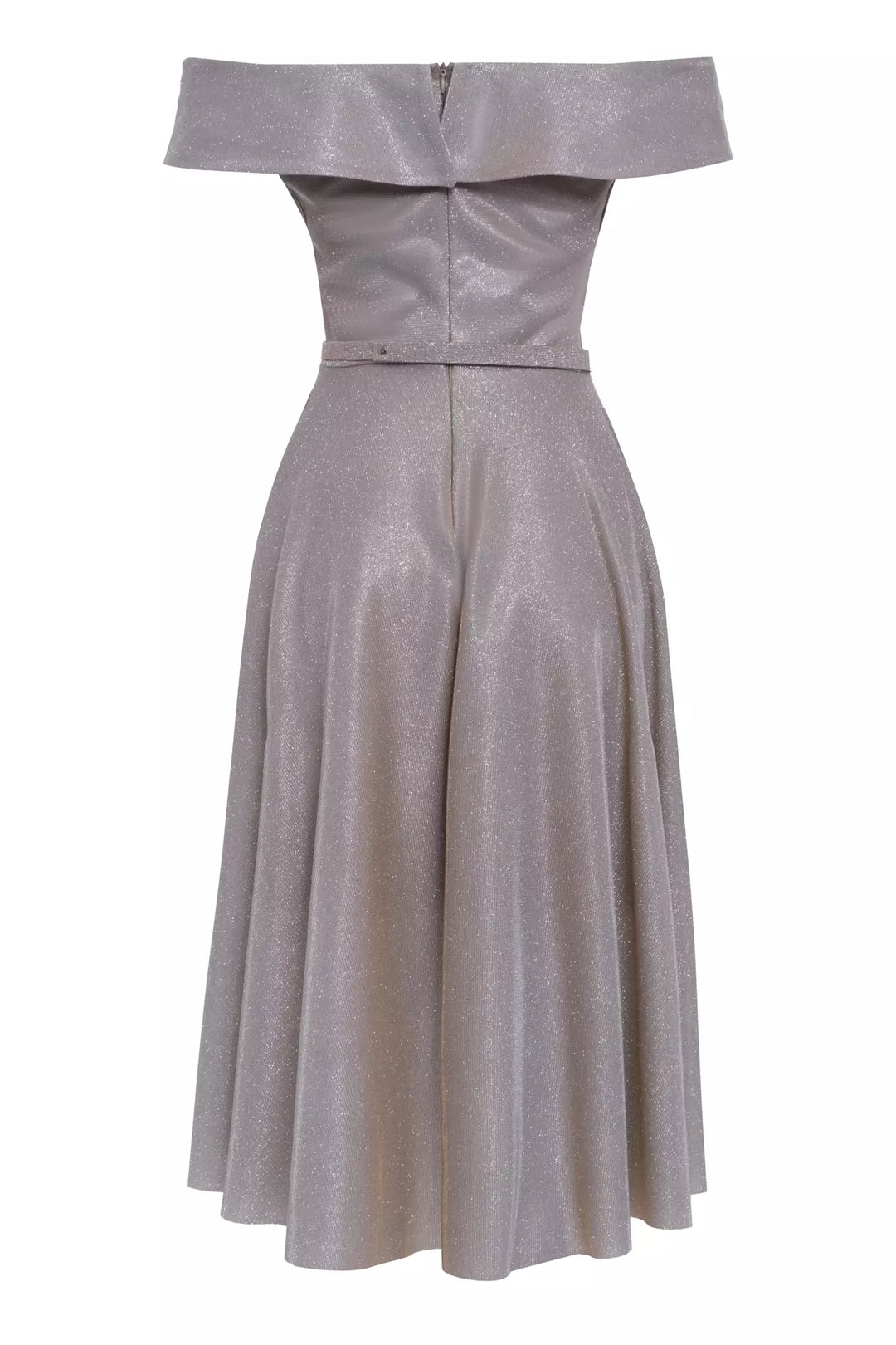 FRV Beige glare sleeveless midi dress - Paradise