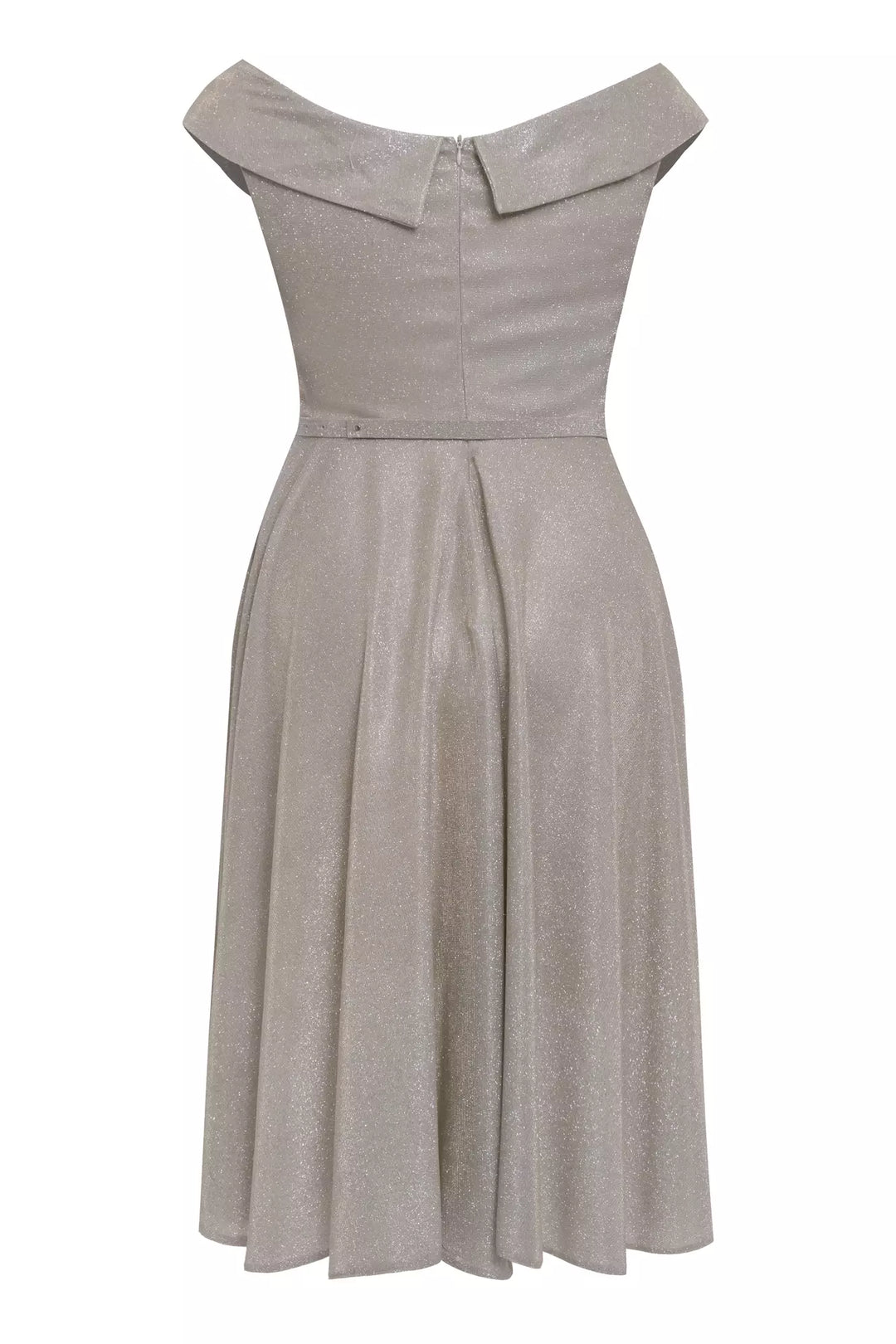 FRV Gold plus size glare sleeveless midi dress - Vasylkiv
