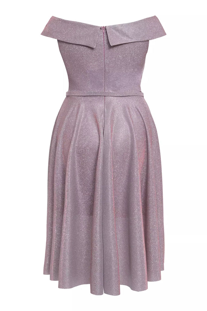 FRV Blush plus size glare sleeveless midi dress - Meriden