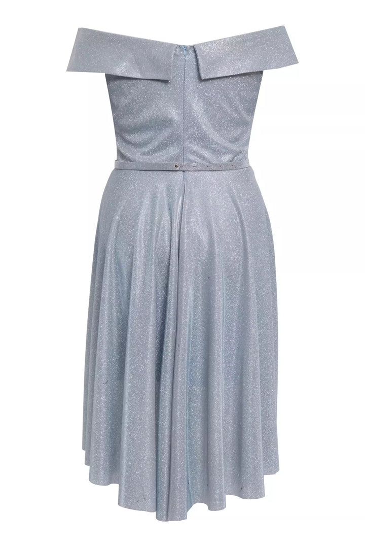 FRV Blue plus size glare sleeveless midi dress - Chimalhuacán
