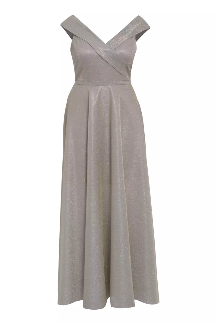 FRV Gold plus size glare sleeveless maxi dress - Regensburg