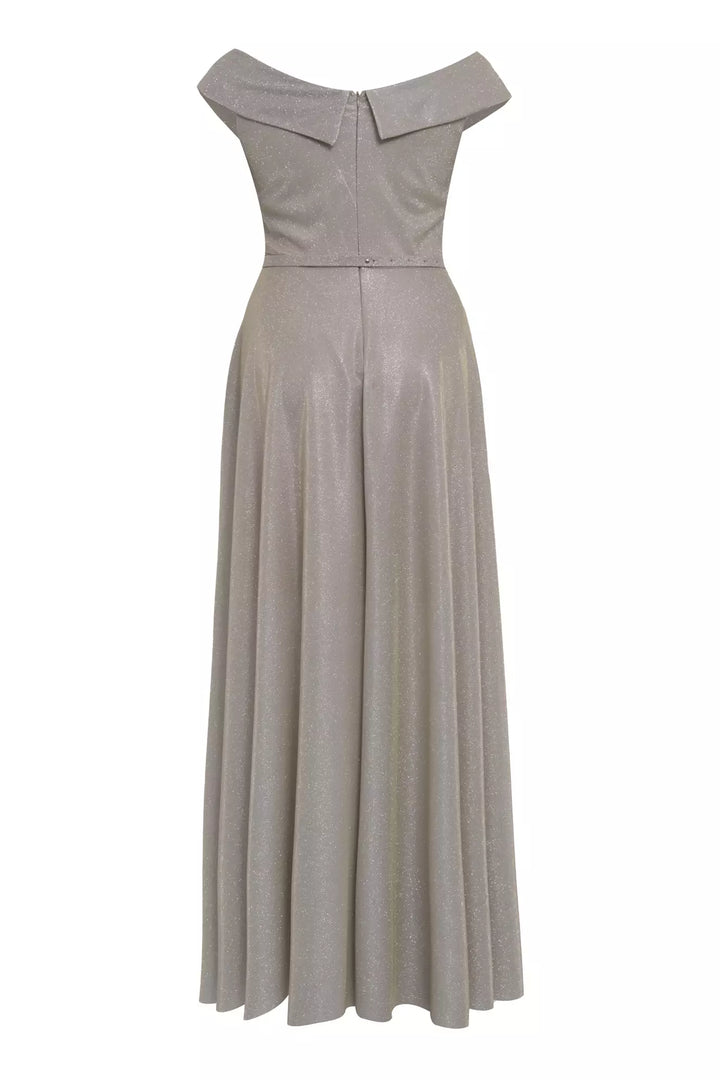 FRV Gold plus size glare sleeveless maxi dress - Regensburg