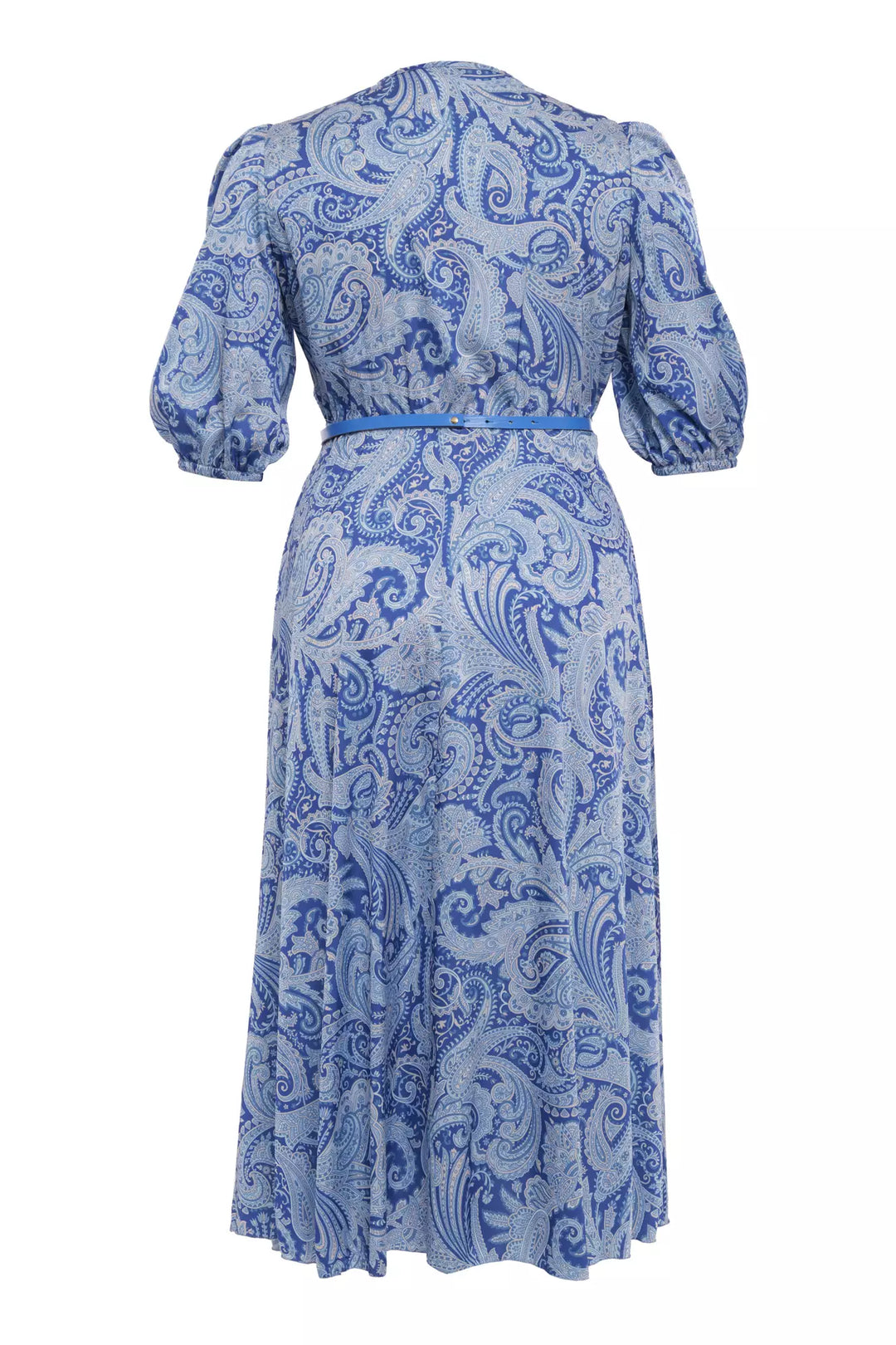 FRV Printed plus size satin short sleeve midi dress - Noisy-le-Sec
