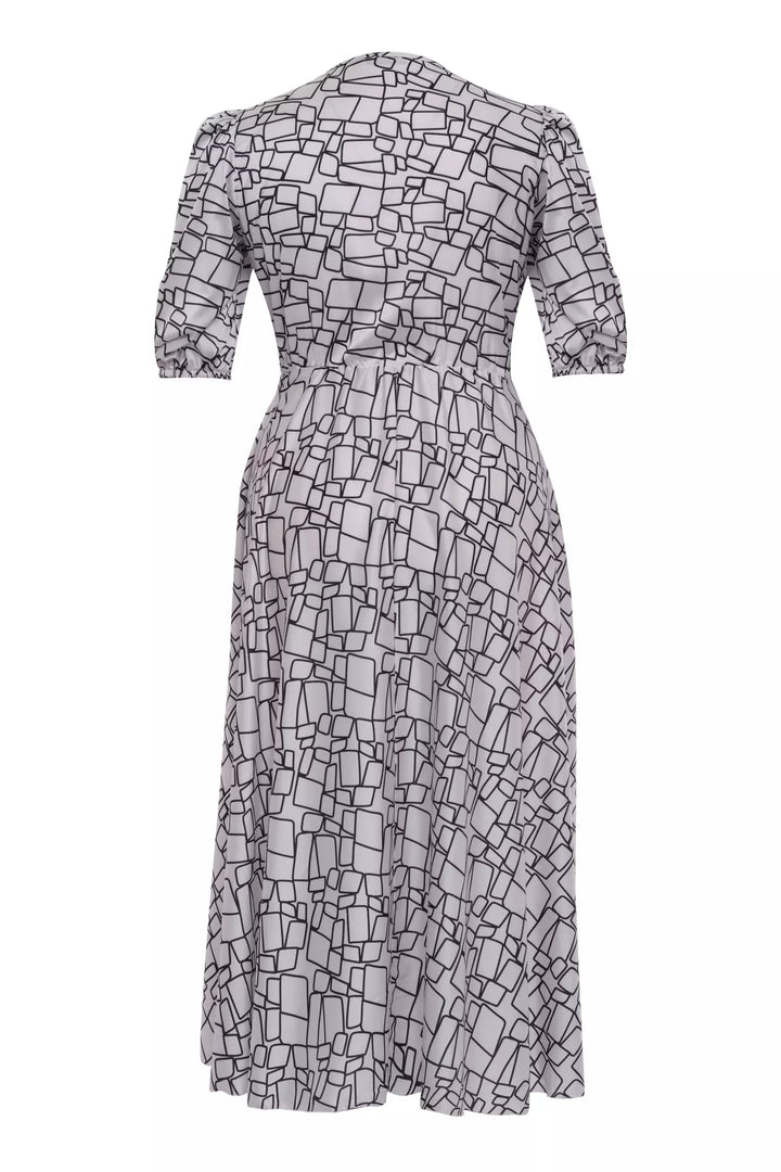 FRV plus size satin short sleeve midi dress - Wunstorf
