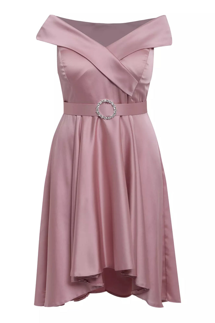 FRV Blush plus size satin sleeveless mini dress - Columbus