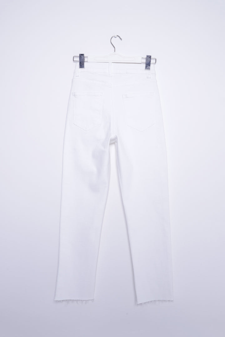 XLJ Fringe Ending High Waisted Mom Fit Jean Mixed - Fort Lauderdale