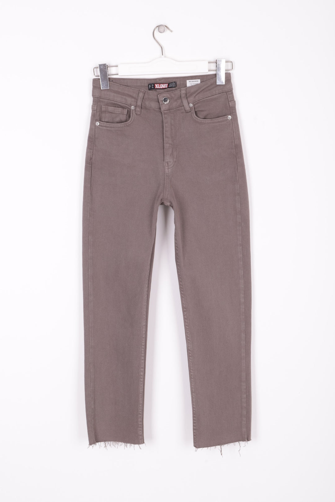 XLJ Fringe Ending High Waisted Mom Fit Jean Mixed - Baranavichy