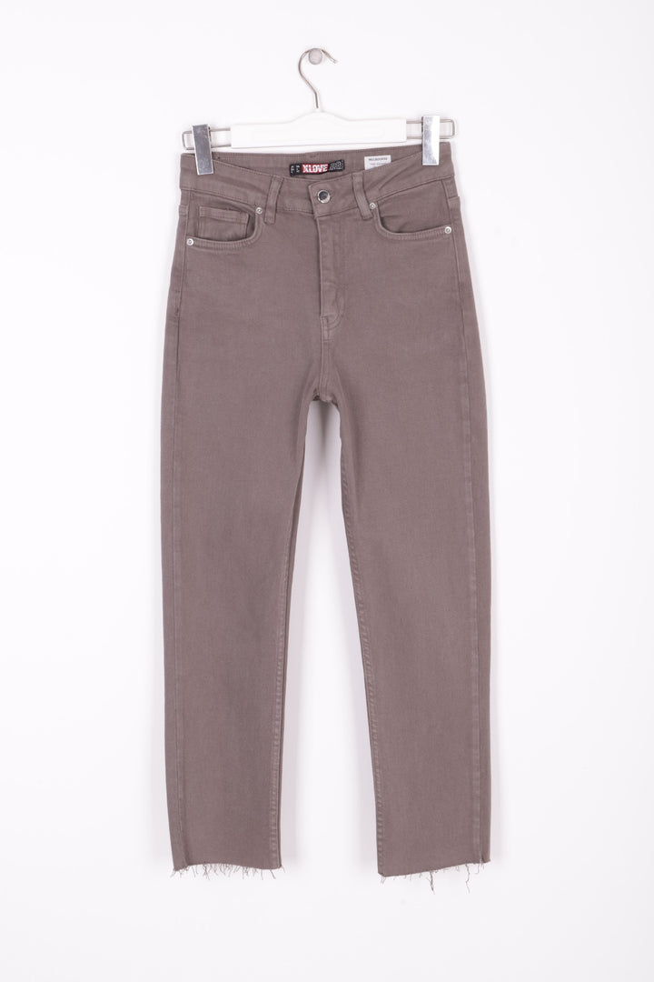 XLJ Fringe Ending High Waisted Mom Fit Jean Mixed - Baranavichy