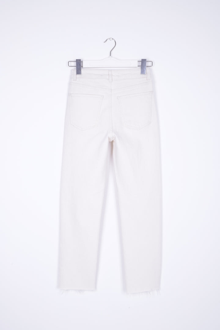 XLJ Fringe Ending High Waisted Mom Fit Jean Mixed - West Lafayette