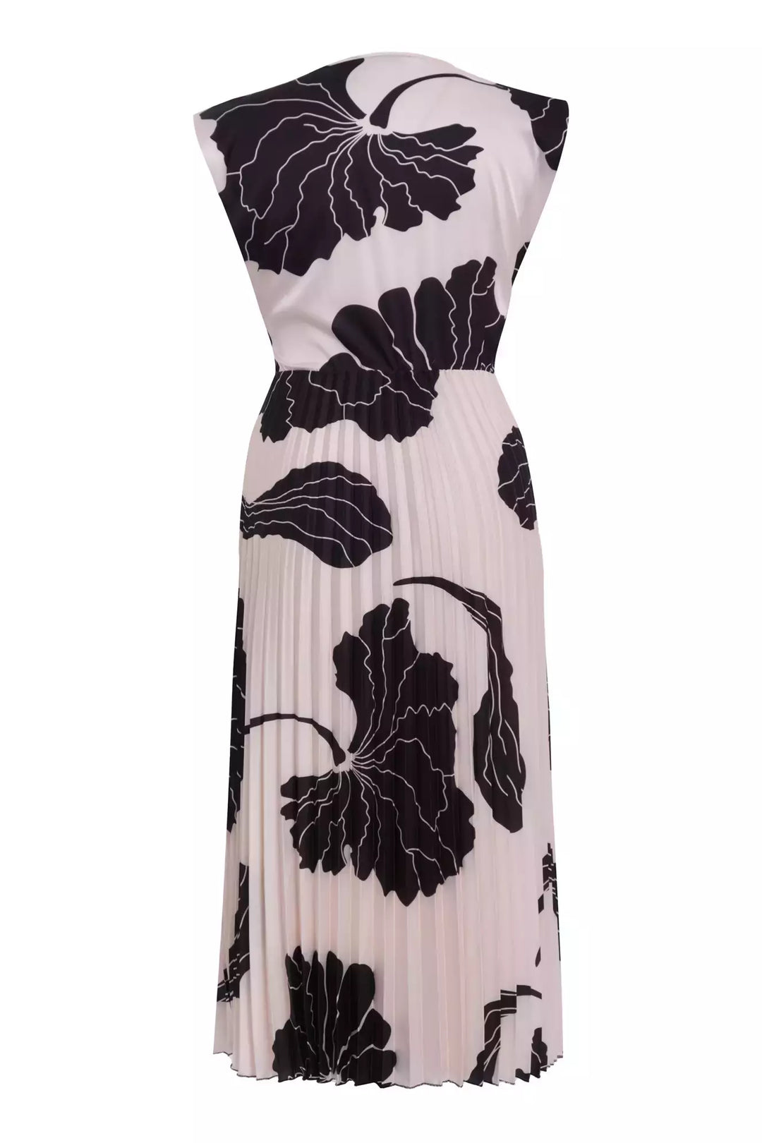 FRV Printed plus size satin sleeveless mini dress - Decatur