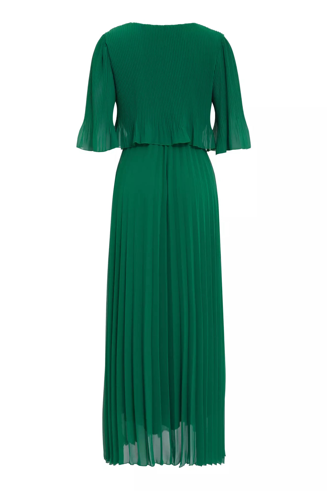 FRV Green chiffon short sleeve midi dress - Venice