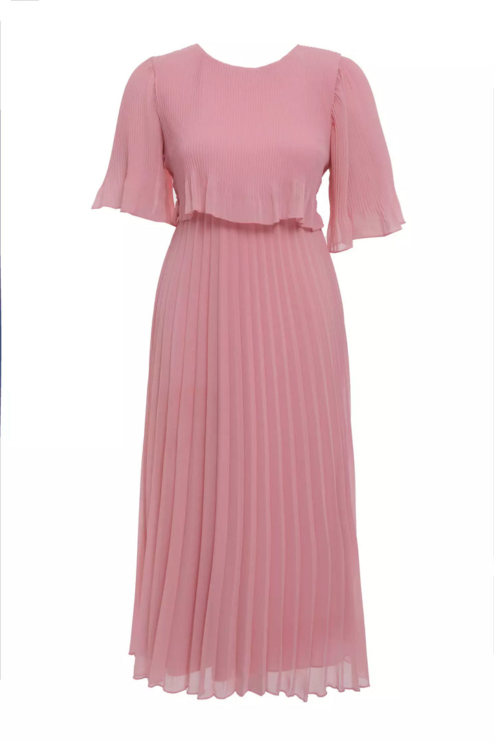 FRV Blush chiffon short sleeve midi dress - Kempten
