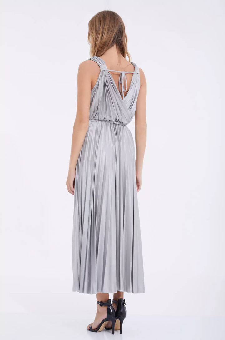 FRV Gray sandy sleeveless midi dress - Heerhugowaard