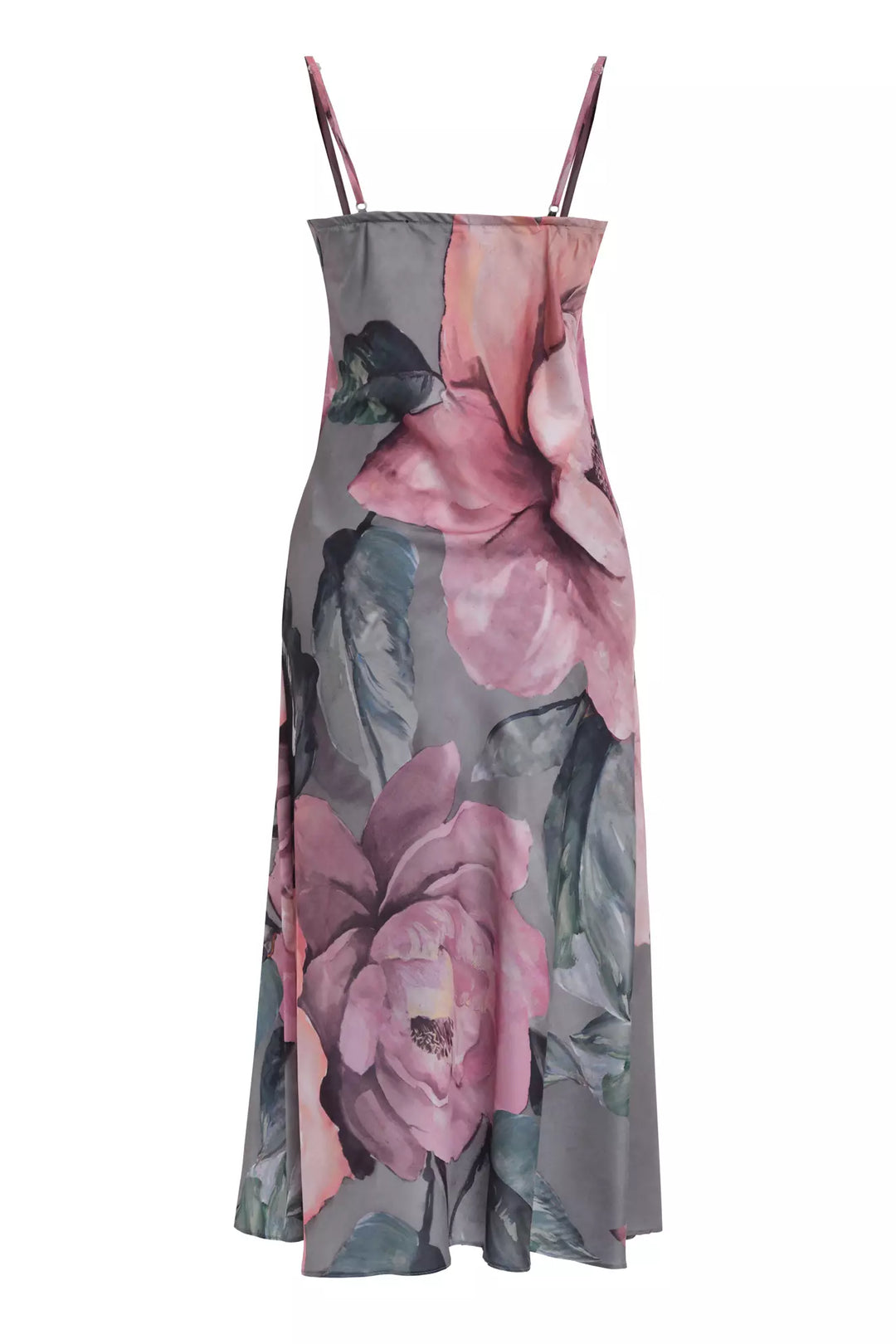 FRV Printed satin sleeveless midi dress - Middletown