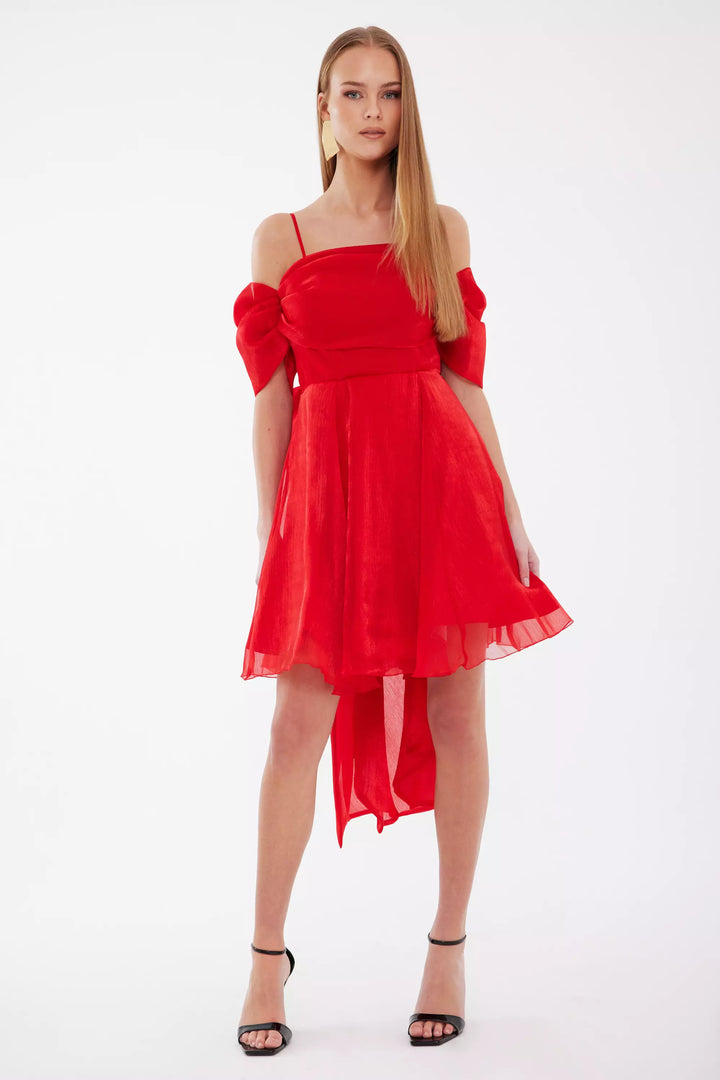 FRV Red tulle sleeveless mini dress - Cupertino