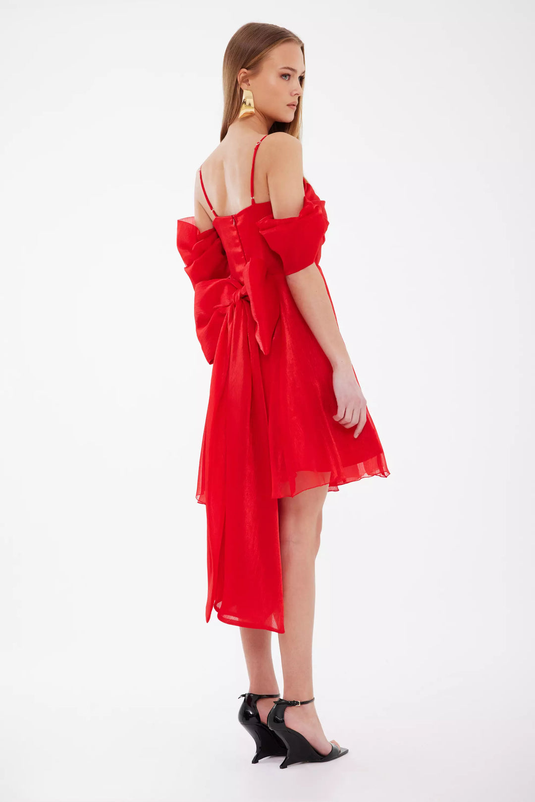 FRV Red tulle sleeveless mini dress - Cupertino