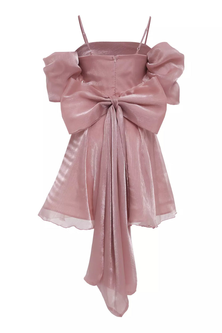 FRV Blush tulle sleeveless mini dress - Kirkcaldy