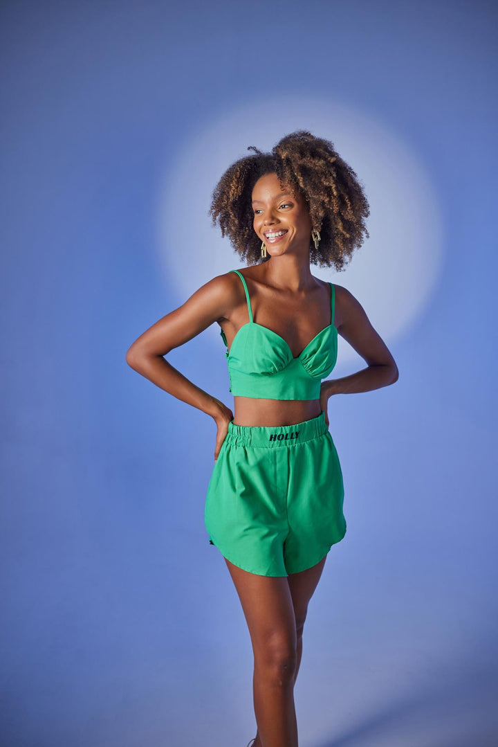HLLY Women Green Leti Bustier - كوفنتري