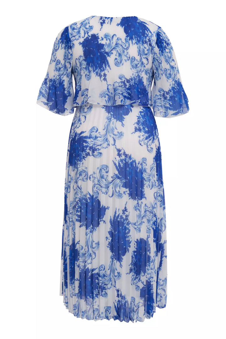 FRV Printed plus size chiffon short sleeve midi dress - Krems an der Donau