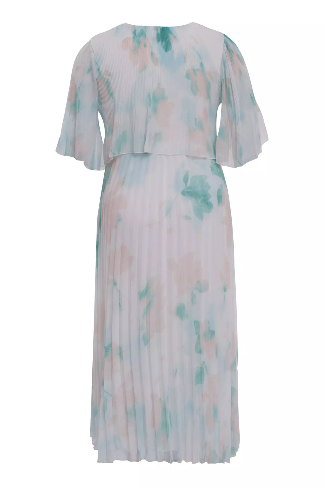 FRV Printed plus size chiffon short sleeve midi dress - Ingolstadt