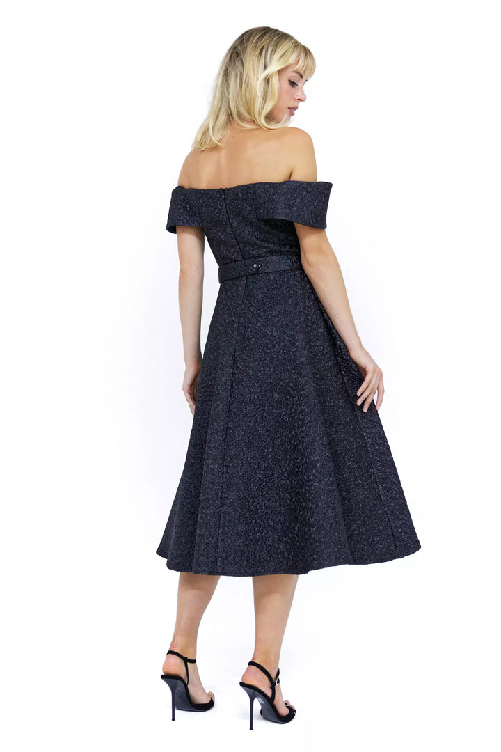 FRV Black jakar sleeveless midi dress - Glens Falls
